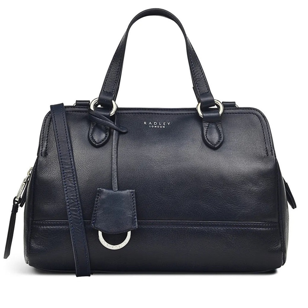 Radley London Upper Grove Satchel Zip Top Crossbody Strap 2 Handles Zipper